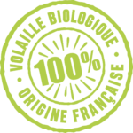 logo 100 % volaille biologique origine France