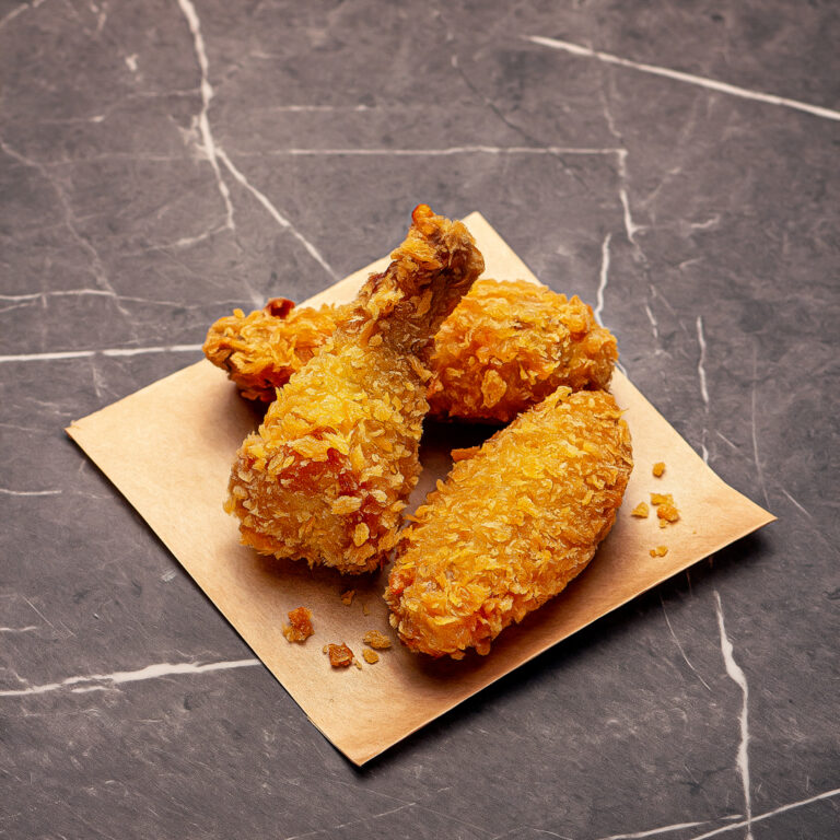 3 ailerons de volaille panés croustillants